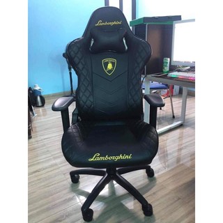 Ghế Gaming Lamborghini Màu Đen