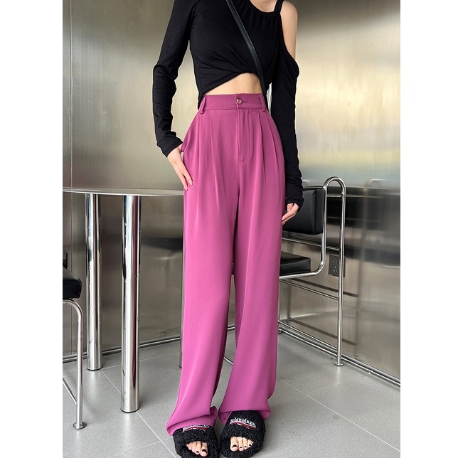 Quần ống rộng Phong Cách Hàn Quốc Thời Trang Cho Nữ