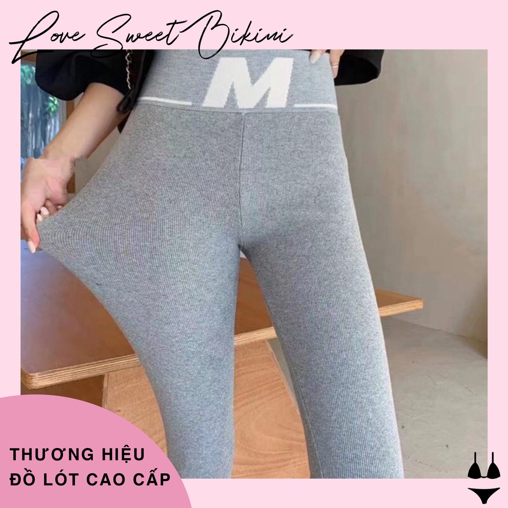 Quần Nữ Dài Chất Đẹp Mùa Thu Đông, Quần Legging Chữ M Mẫu Mới
