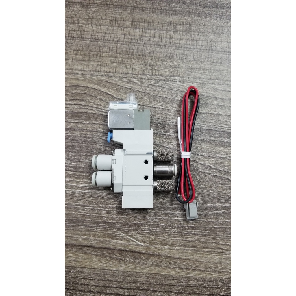 Van SMC 5/2 SY3120-5LZE-C4 nguồn 24VDC + Tặng đầu nối giảm thanh và jack van