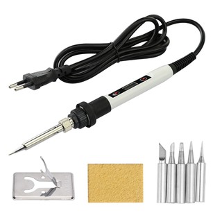 Bộ dụng cụ hàn điện có màn hình LCD hiển thị nhiệt độ 80W 220V tiện lợi