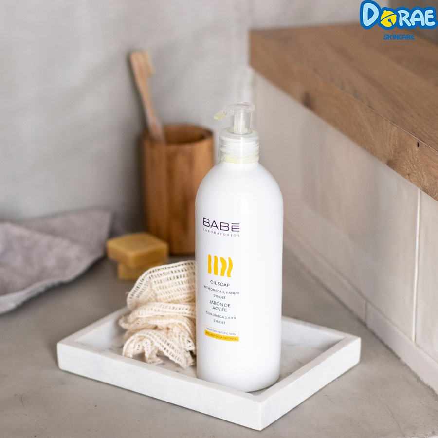 ✅ Sữa tắm làm mềm và dịu da cho da khô, chàm, kích ứng Babe Oil Soap