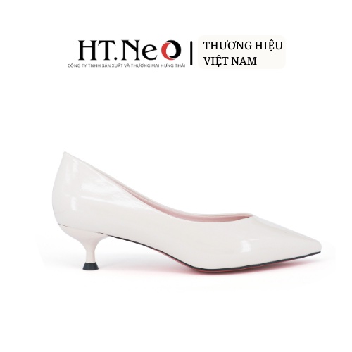 Giày cao gót mũi nhọn HT.NEO Thiết kế da bóng, đế cao 3cm, đường nét tinh tế CS231