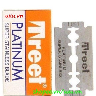 Gói 10 Lưỡi Dao Lam Treet Platinum Bằng Thép Siêu Bền Không Gỉ, Với uxu.vn Tất Cả Là Chính Hãng.
