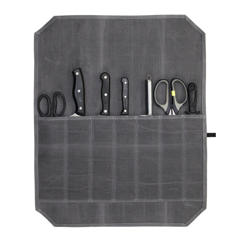 Túi Cuộn Bằng Vải Canvas 7 Ngăn Chống Thấm Nước Siêu Bền Tiện Dụng