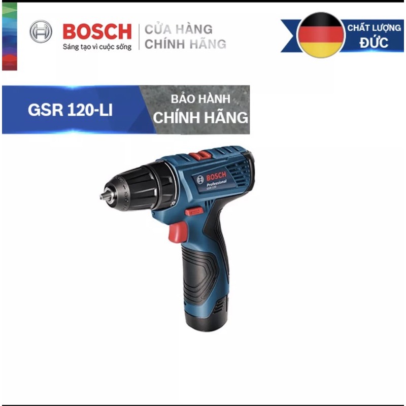 Máy Khoan pin Vặn vít BOSCH GSR 120-LI