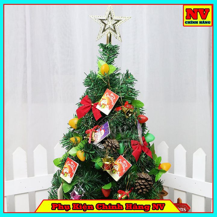 Cây Thông Noel 60CM Đầy Đủ Phụ Kiện Trang Trí