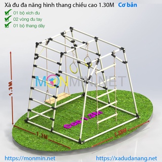 Xà đu đa năng hình thang 1m3