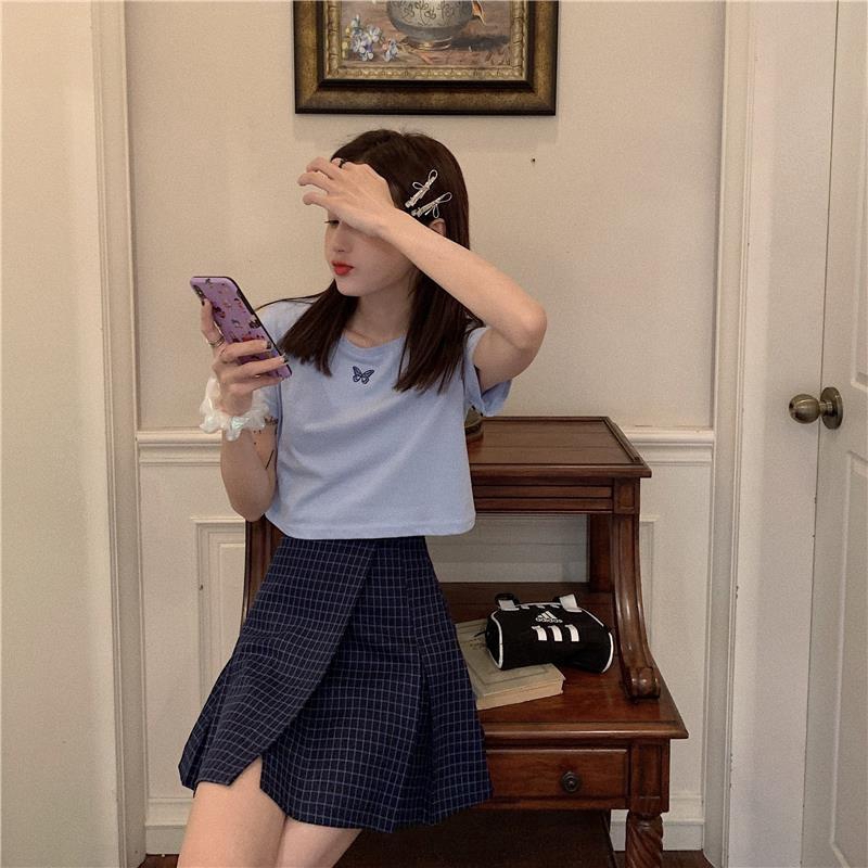 Bộ trang phục 2 món gồm áo và chân váy quyến rũ hợp thời trang cho nữ | BigBuy360 - bigbuy360.vn