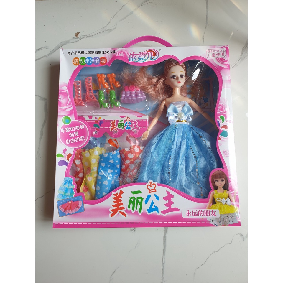 Đồ chơi Hộp Búp bê công chúa có khớp kèm phụ kiện
