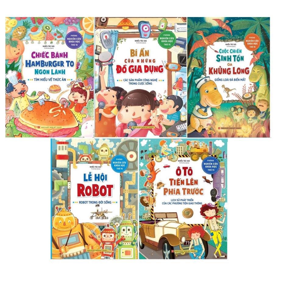 Sách - Phòng nghiên cứu khoa học thú vị - Bộ 10 cuốn lẻ tùy chọn - Minh Long