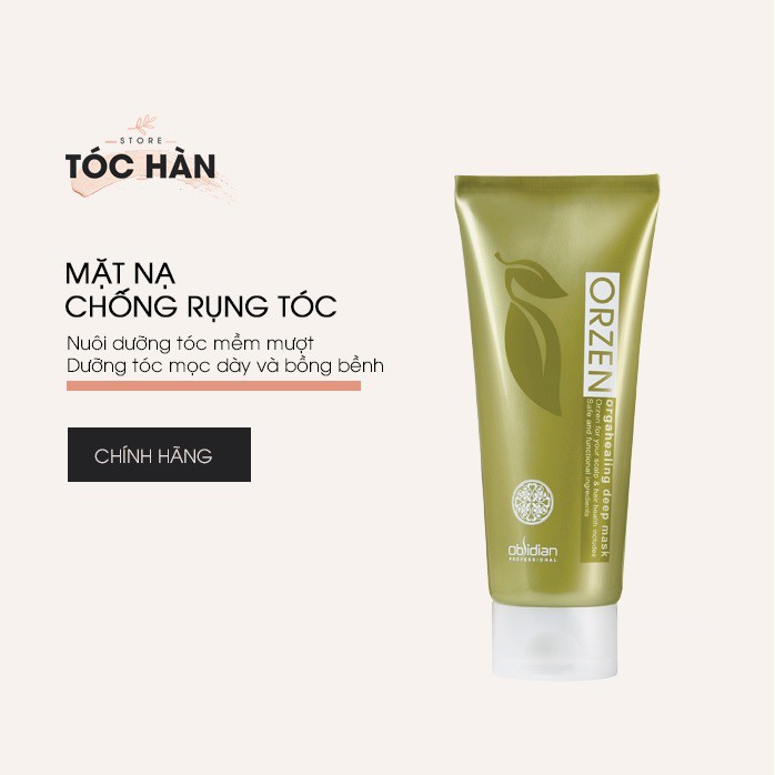 Chống rụng tóc 🌱 Mặt nạ chống rụng tóc Orzen Hàn Quốc 200g dưỡng tóc siêu mượt