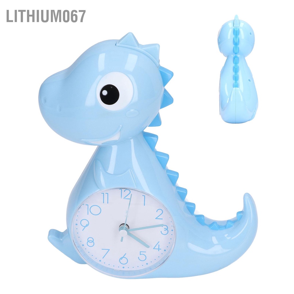 Lithium067 Đồng Hồ Báo Thức Hình Khủng Long Thân thiện với môi trường Vẻ ngoài dễ thương Cảm thấy thoải mái Hình dạng khủng long cho trẻ em