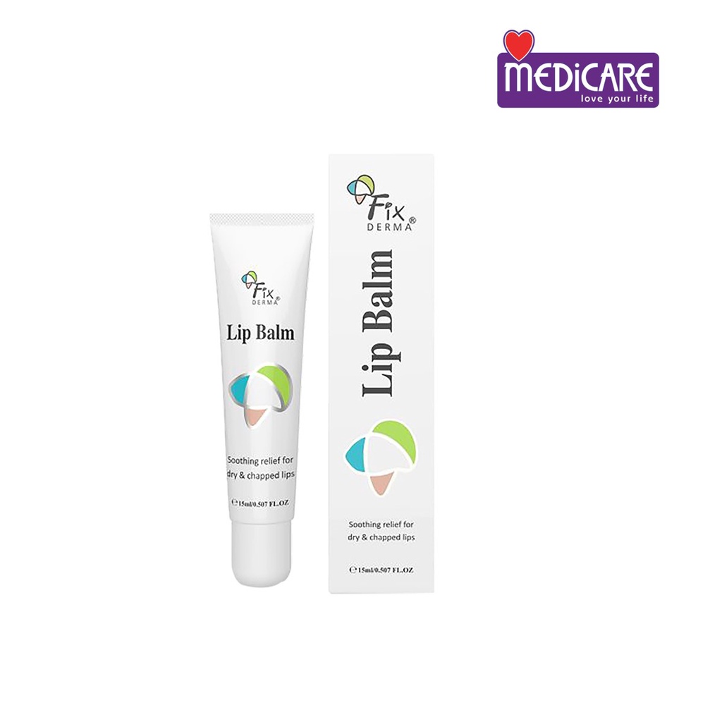 Fix Derma Lip Balm gel mềm ẩm môi tuýp 15ml