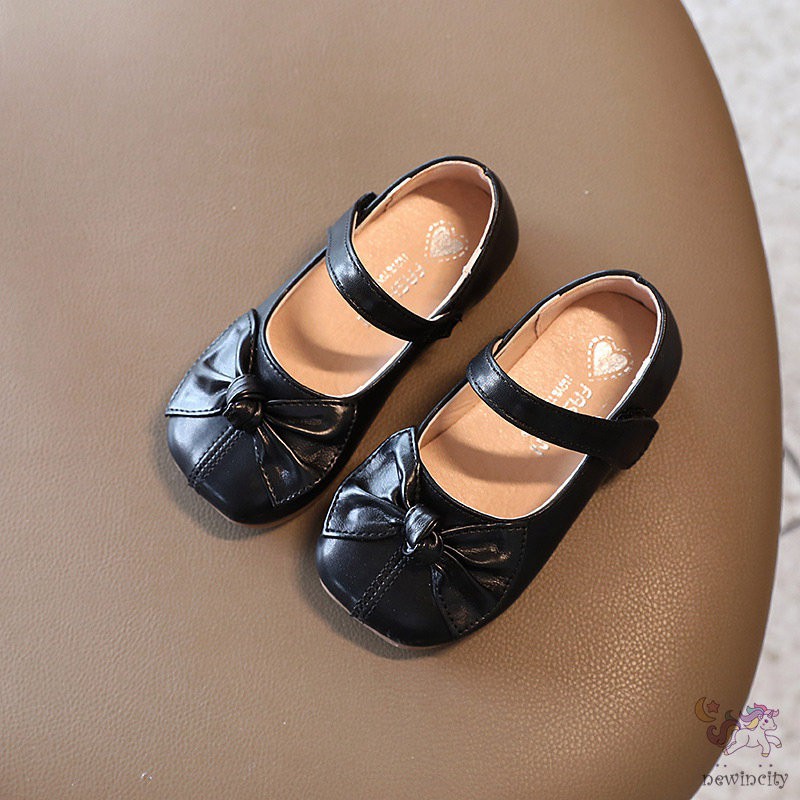 Giày Búp Bê Da Đế Mềm Phong Cách Hàn Quốc Cho Bé Gái