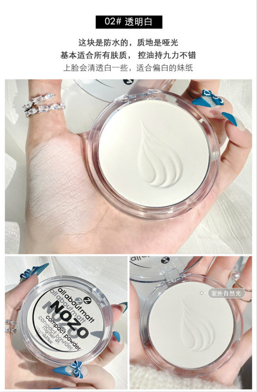 Phấn trang điểm dạng bột NOZO hai công dụng ướt và khô kiểm soát dầu che khuyết điểm lâu trôi | BigBuy360 - bigbuy360.vn