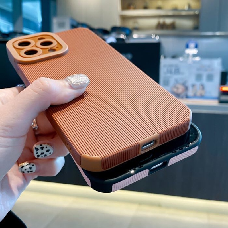 Ốp điện thoại silicon mềm màu trơn chống sốc thích hợp cho iPhone 13 12 11 Pro XS Max XR 7 8 Plus 12 13 Pro Max