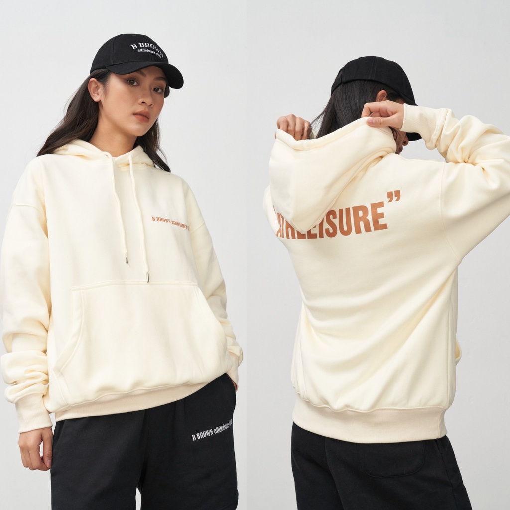 Áo Hoodie nỉ bông Local Brand cao cấp, form unisex cho nam nữ, thương hiệu B Brown