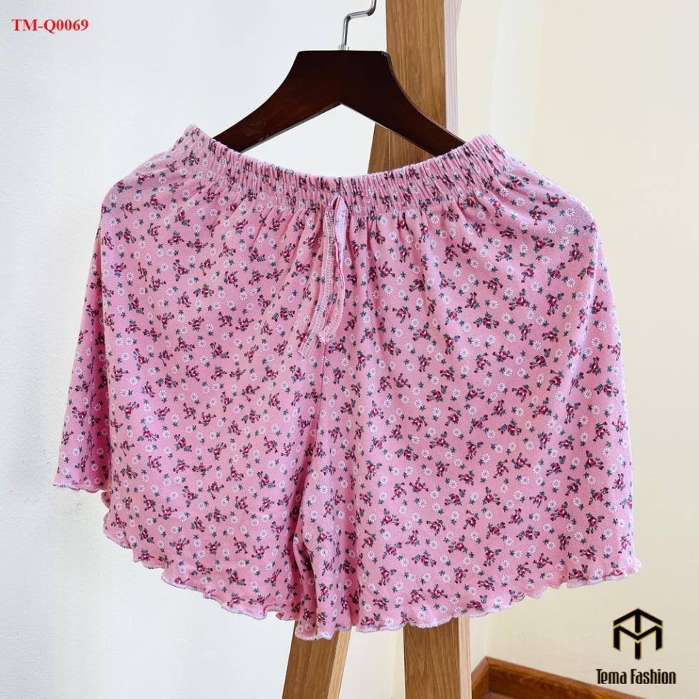 [Mã FAMAYWA giảm 10K đơn 50K] Quần short nữ TEMA - Quần sooc nữ cạp chun chất cotton mát mịn nhiều màu siêu xinh | WebRaoVat - webraovat.net.vn