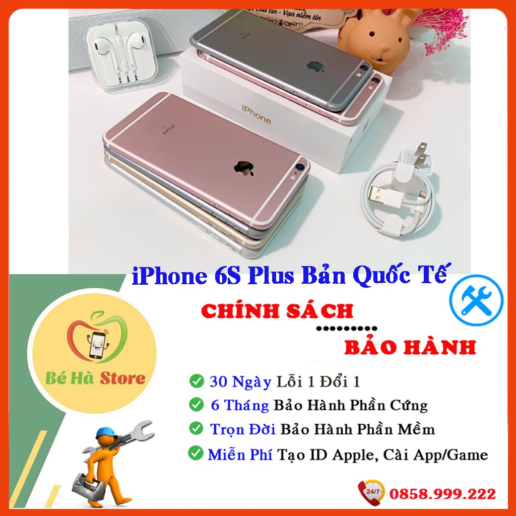 Điện Thoại iPhone 6S Plus Quốc Tế - 32/ 64Gb - Zin Đẹp 99% - Ram 2Gb/ Chip A9 - Màn to - Pin khỏe - Fullbox