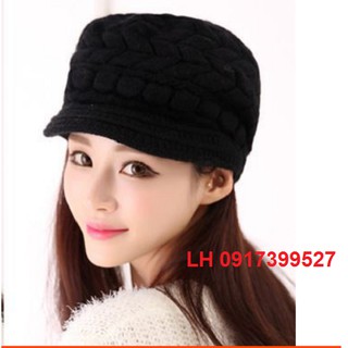 Nón Len Nữ Mũ Len Nữ  Thời Trang Hàn Quốc