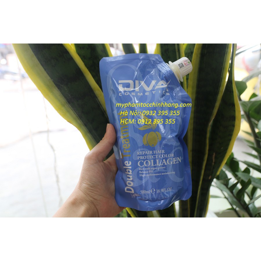 HẤP PHỤC HỒI DIVA COLLAGEN REPAIR 500ML(DẠNG TÚI) | BigBuy360 - bigbuy360.vn