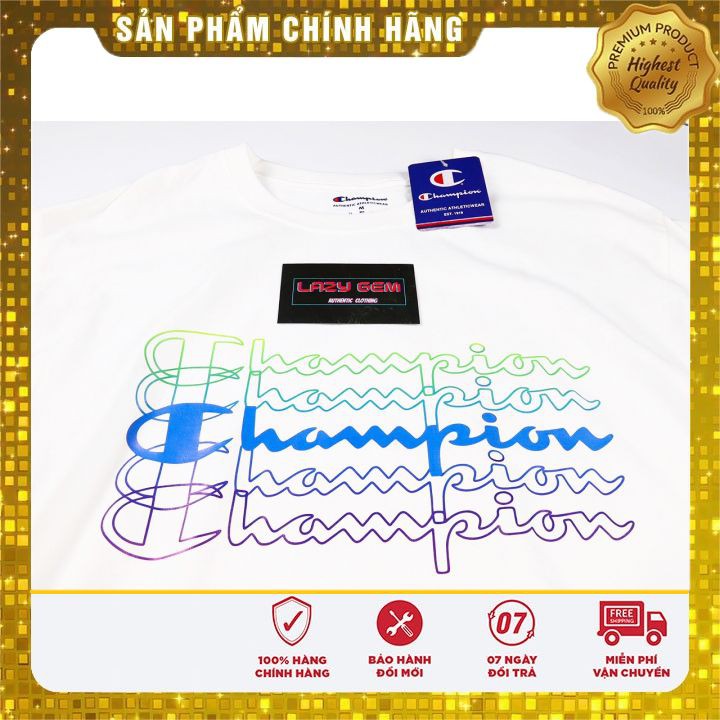 [ CHAMPION CHÍNH HÃNG ] Áo Thun Champion 5 LINE TAGLESS - AUTHENTIC 100% ĐƯỢC NHẬP TRỰC TIẾP TỪ MỸ