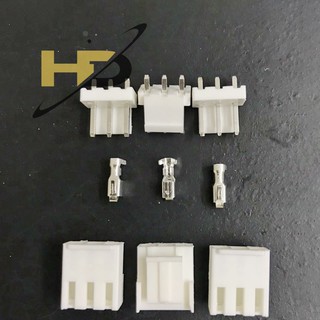 Bộ Đầu Nối Header VH 3.96mm 3 Chân Thẳng Đực + Cái VH-3Y + Lõi Kẽm (Có Bán Lẻ)