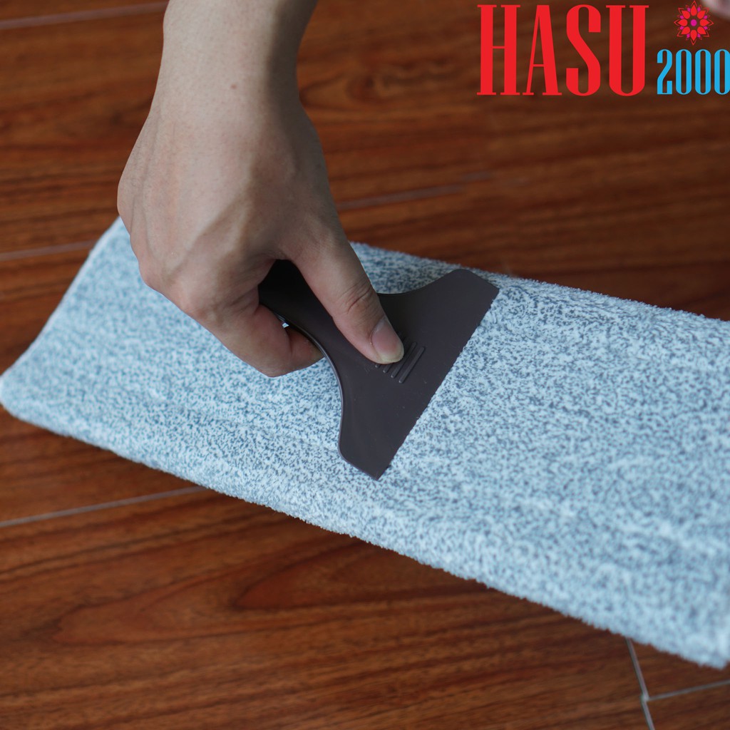 SALE SỐC Cây lau nhà dạng kẹp vải Hasu2000-E4 (có thể thay vải lau chính hãng bằng kẹp khăn tắm cũ)