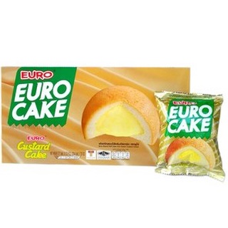 Bánh Bông Lan Trứng Thái Lan Euro Custard Cake 204g (12 cái x 17g)