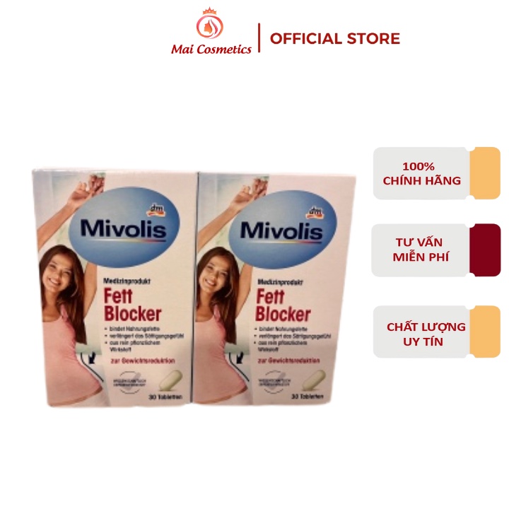 Viên Uống Giảm Cân Fett Blocker Của Mivolis Đức