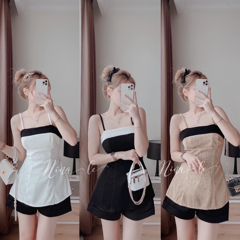SET 2S XỐP SỌC NHĂN KHOÁ CẠNH PHỐI MÀU MIX QUẦN ĐÙI 3 MÀU