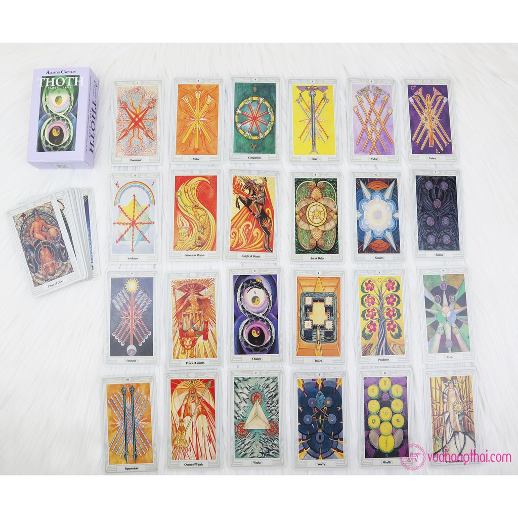 Bộ Bài Bói Tarot Aleister Crowley Thoth Tarot Cao Cấp