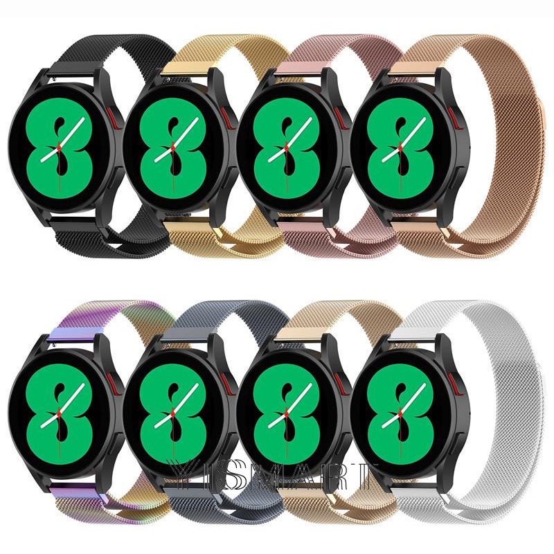 Dây đeo bằng thép không gỉ cho đồng hồ thông minh Samsung Galaxy Watch 4 Classic 46mm 42mm 44mm 40mm