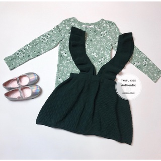 Hm h&m auth set áo xanh yếm len xanh kid 4/6y 6/8y 8/10y