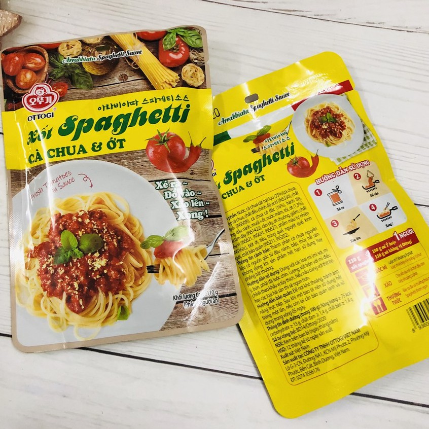 SỐT NẤU MÌ Ý SPAGHETTI GÓI110G OTTOGI