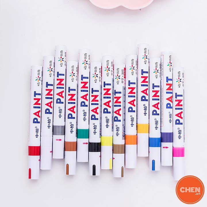 [Siêu Sale] Bút Repaint-Sipa Paint Marker-Bút Vẽ Lốp-Bút Vẽ Giày Nhiều Màu B02