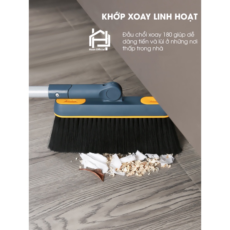 Mua Chổi quét nhà thông minh kèm hót rác cao cấp xoay 180 độ, bộ chổi ...