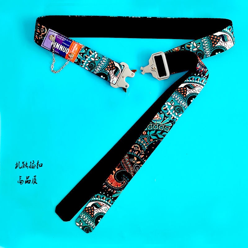 Thắt Lưng Vải Canvas Phong Cách hip hop Trẻ Trung Cho Nam Nữ