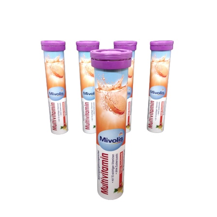Viên sủi vitamin tổng hợp hiệu Mivolis nhập khẩu Đức, 20 viên