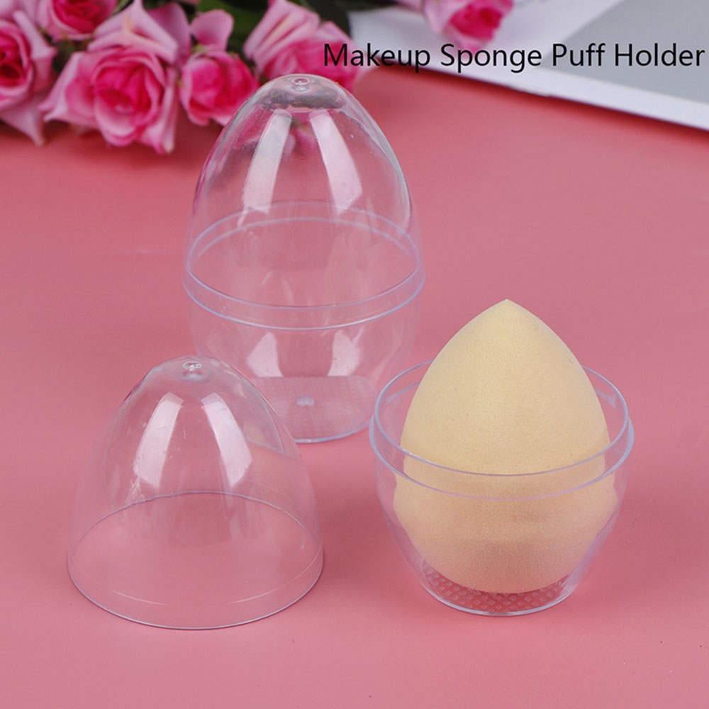 [Hàng mới về] Hộp đựng mút trang điểm chất lượng cao trong suốt chuyên dụng