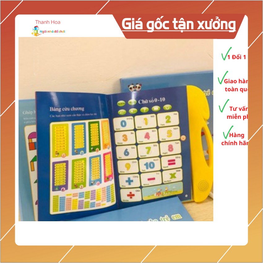 Chấm Đọc Điện Tử Song Ngữ Anh- Việt Thông Mình Giúp Trẻ Học Tốt Tiếng Anh HOA_NOVA VD24