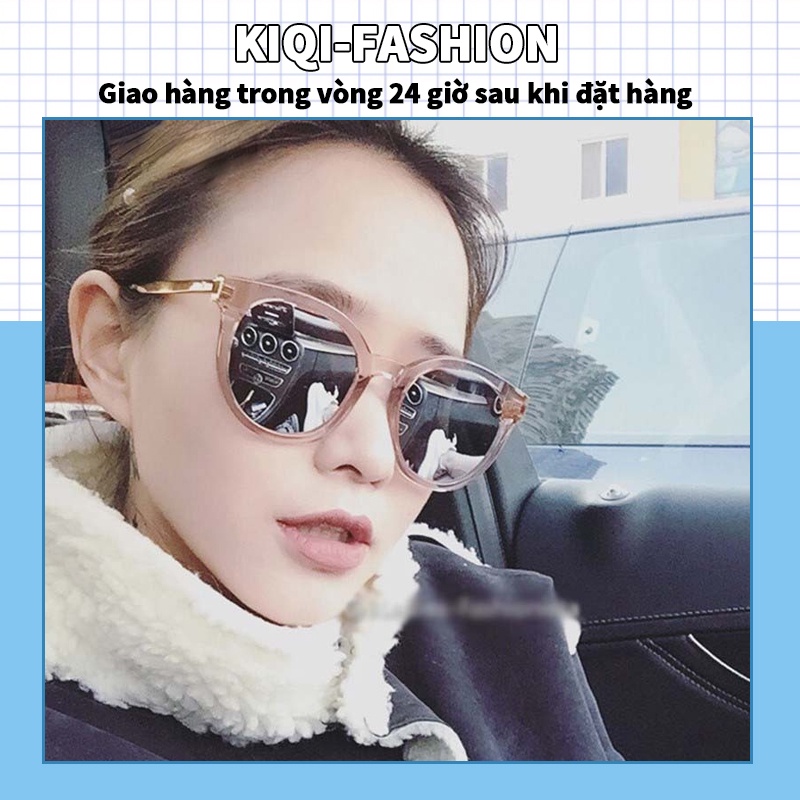 Kính mát gọng kim loại thời trang nữ phong cách Hàn Quốc