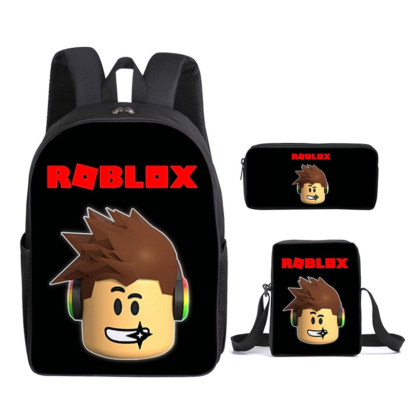 Balo Roblox Bộ Ba Lô Đi Học Họa Tiết Hoạt Hình Roblox Dễ Thương Cho Bé Trai
