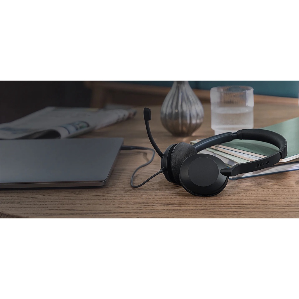 Tai Nghe Chụp Tai On-ear JABRA Connect 4H | Đan Mạch | USB C | 2 microphone | Hàng Chính Hãng