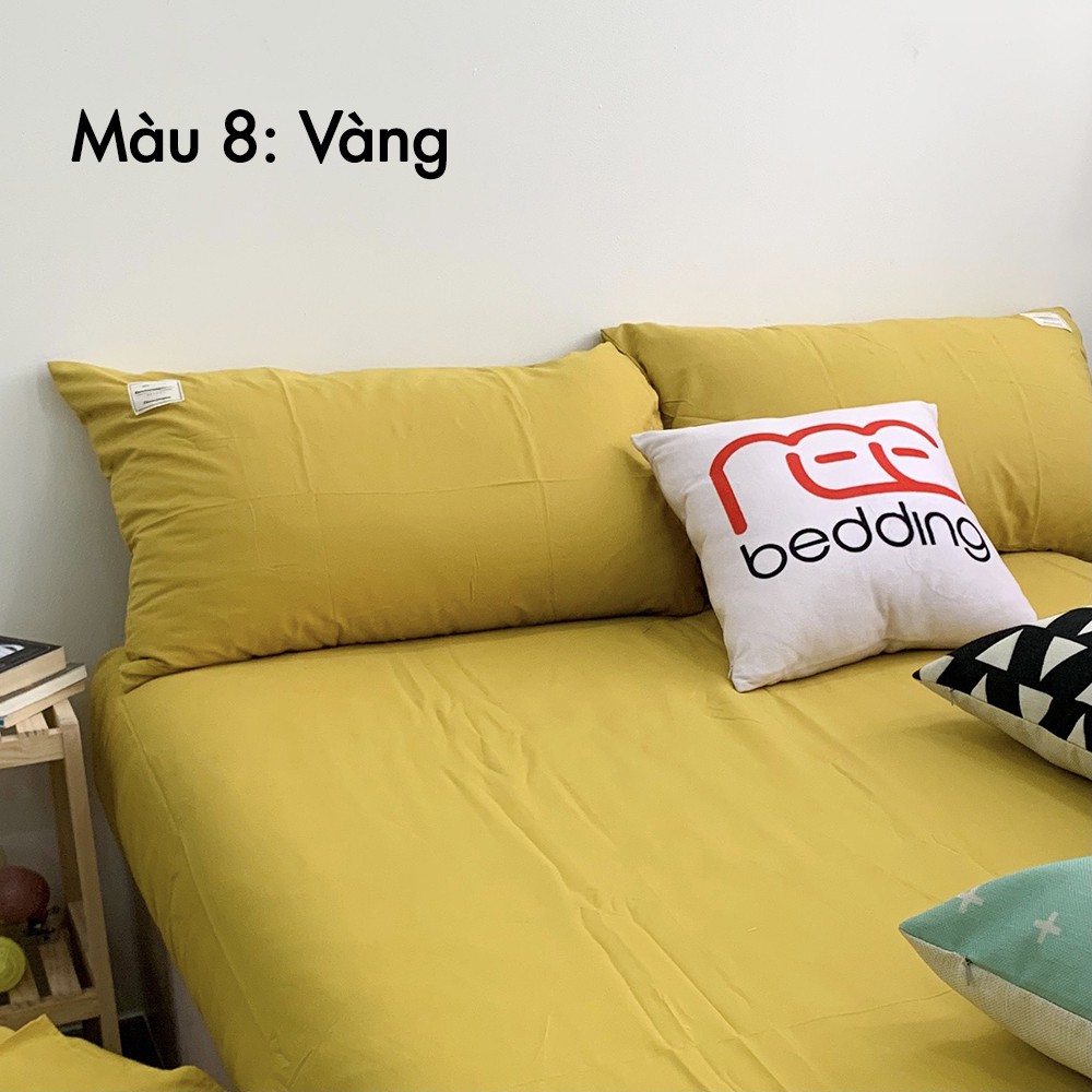 Vỏ gối nằm Cotton TC REE Bedding VN79 kích thước 50x70cm màu trơn Hàn Quốc đơn giản