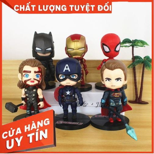 Set liên quân nhí, siêu anh hùng nhí [RẺ VÔ ĐỊCH] dùng trang trí bánh kem, bánh sinh nhật, làm đồ trang trí