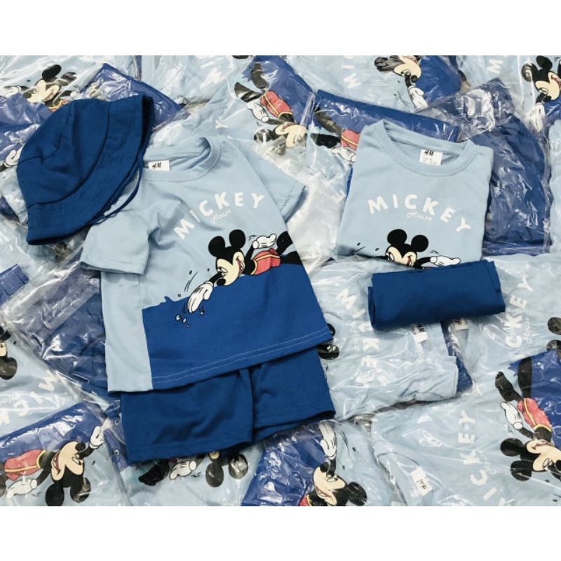 Set bộ mickey kèm mũ