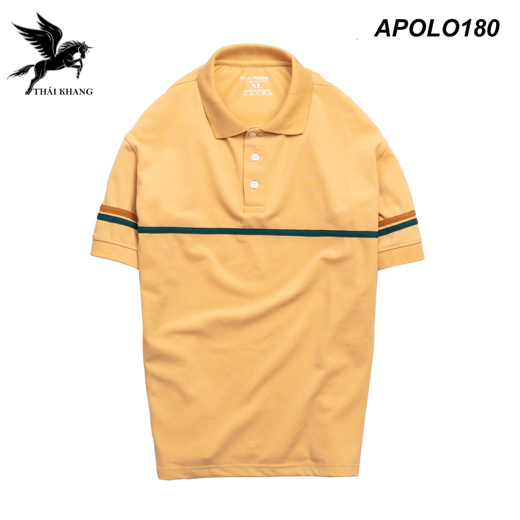 Áo thun polo nam THÁI KHANG vải cá sấu nhập khẩu APOLO18