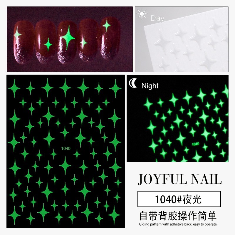 sticker dạ quảng dán móng tay nail